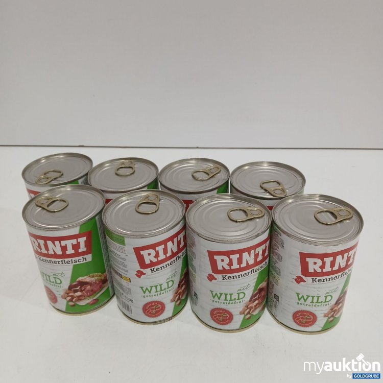 Artikel Nr. 963021: Rinti Hundefutter mit Wild 8x400g 