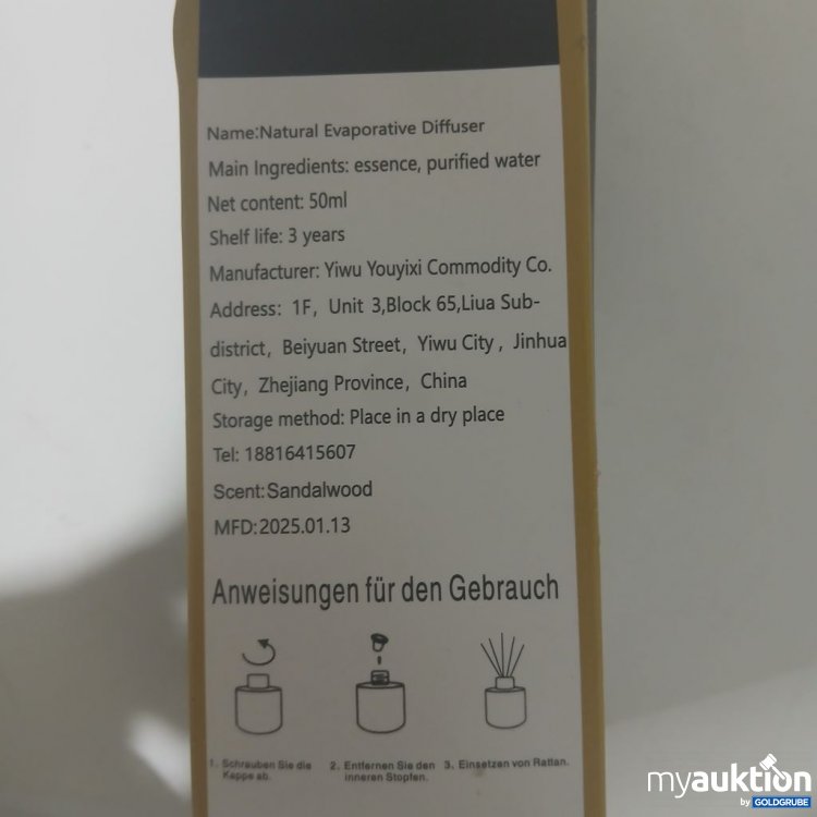 Artikel Nr. 982021 Artikel Nr. 982021: Natural Evaporative Diffuser Air Freshening Fragrance Stick