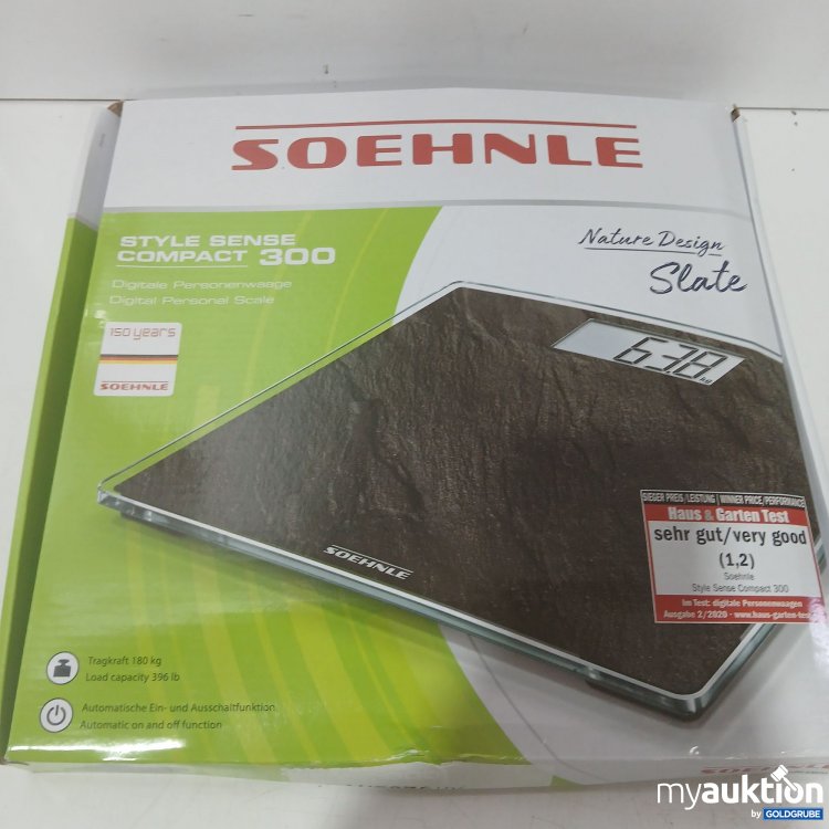 Artikel Nr. 989021 Artikel Nr. 989021: Soehnle Style Sense Compact 300 Digitale Personenwaage