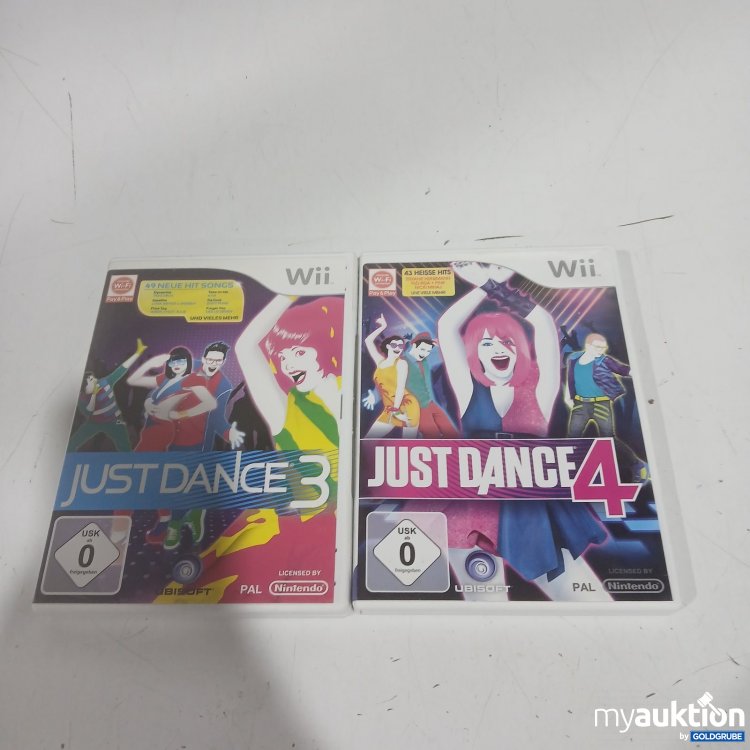 Artikel Nr. 448022: Just Dance 3 & Just Dance 4 Wii Spiele
