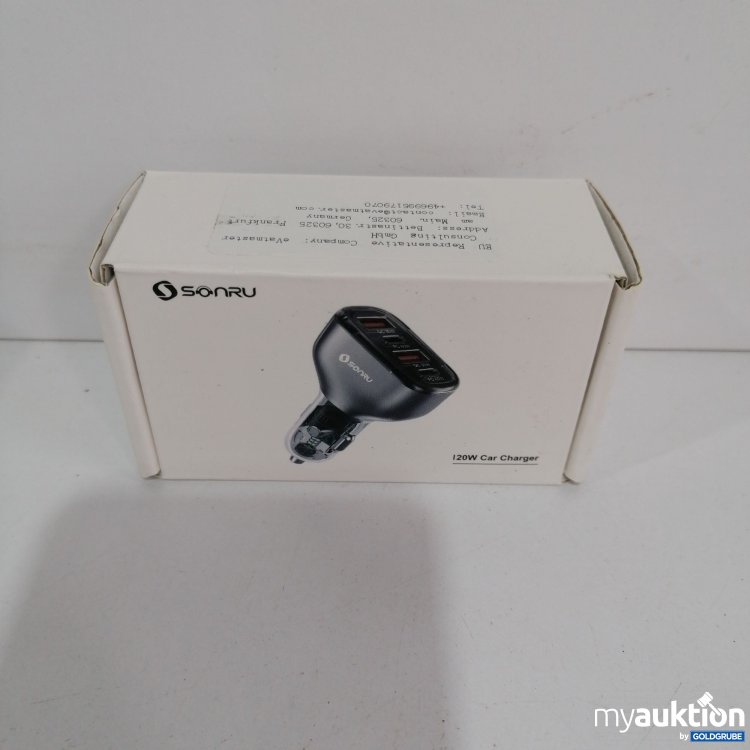 Artikel Nr. 826022 Artikel Nr. 826022: Sonru 120W Car Charger