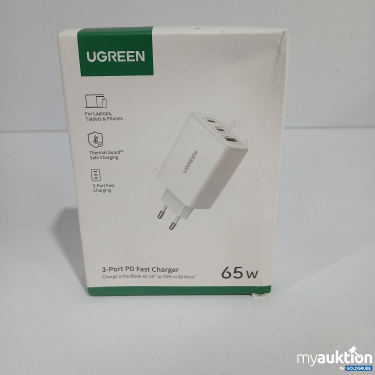 Artikel Nr. 832022 Artikel Nr. 832022: Ugreen 3-Port PD Fast Charger 65W