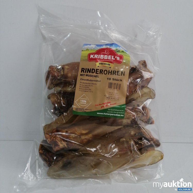 Artikel Nr. 840022 Artikel Nr. 840022: Kribbels Rinderohren mit Muschel 10 Stk.