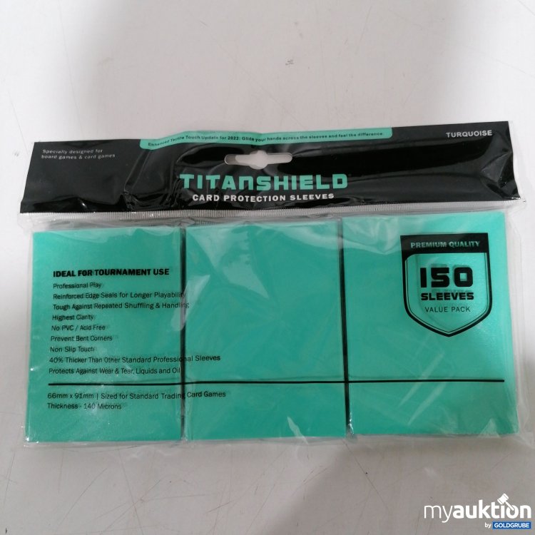 Artikel Nr. 887022 Artikel Nr. 887022: Titanshield Card Protection Sleeves