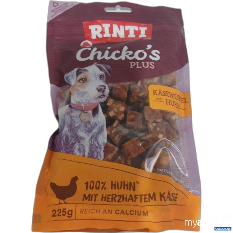 Artikel Nr. 968022: Rinti Chicko's Plus Käsewürfel mit Huhn 225g