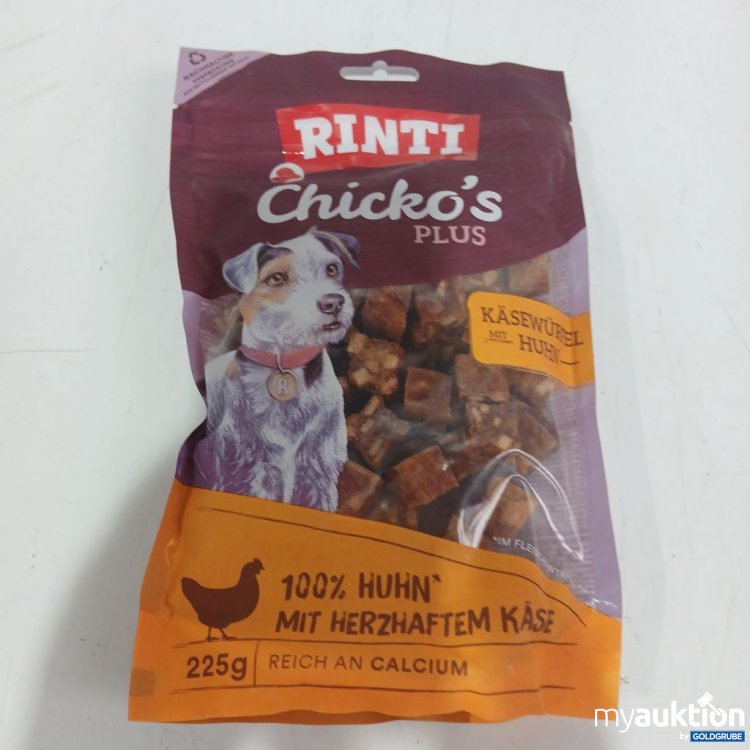 Artikel Nr. 968022: Rinti Chicko's Plus Käsewürfel mit Huhn 225g
