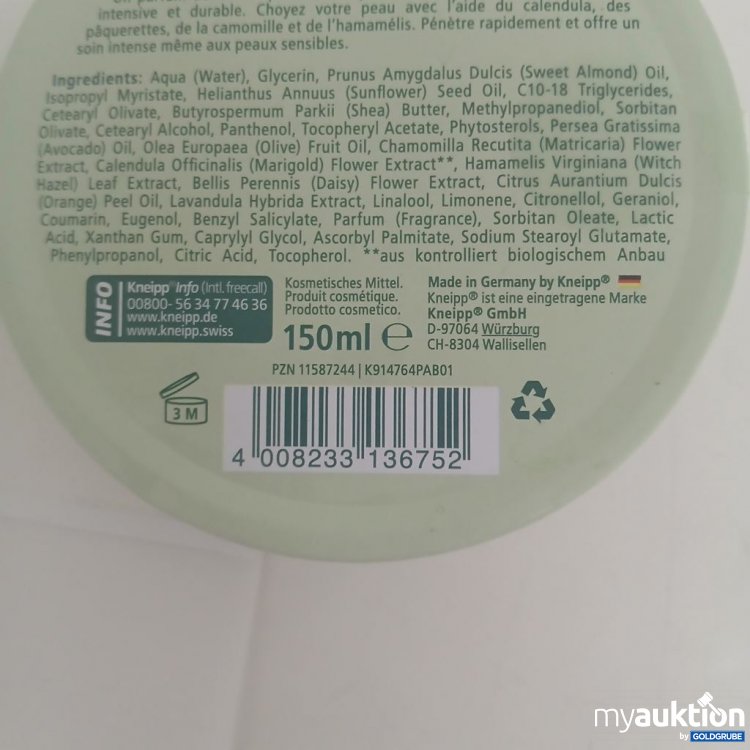 Artikel Nr. 982022: Kneipp Wiesen-Kräuter Intensivcreme Feuchtigkeit
