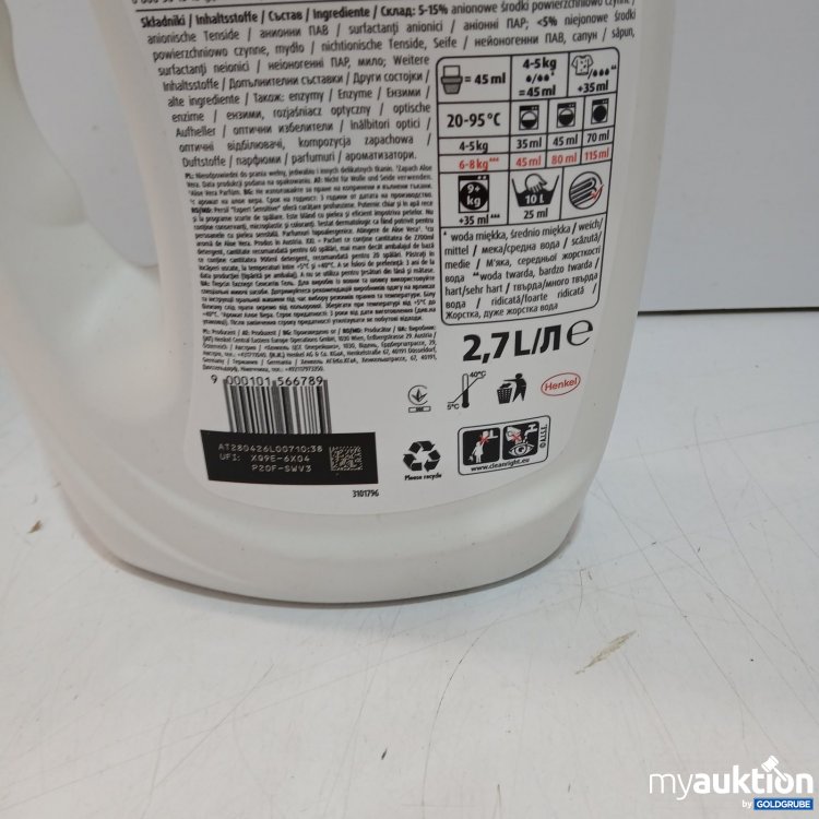 Artikel Nr. 464023: Persil Expert Sensitive Flüssigwaschmittel 2,7 l