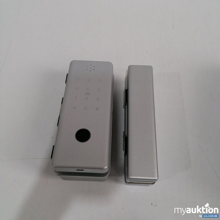 Artikel Nr. 857023 Artikel Nr. 857023: Fingerprint Lock 108W Glastürschloss Chinesische Stimme Silber Doppel Haken Zunge Bluetooth Modell