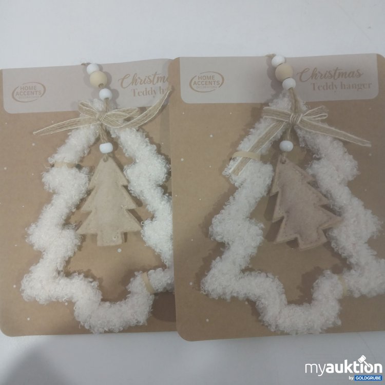 Artikel Nr. 912023 Artikel Nr. 912023: Christmas Teddy Hänger 2Stk Baum weiß
