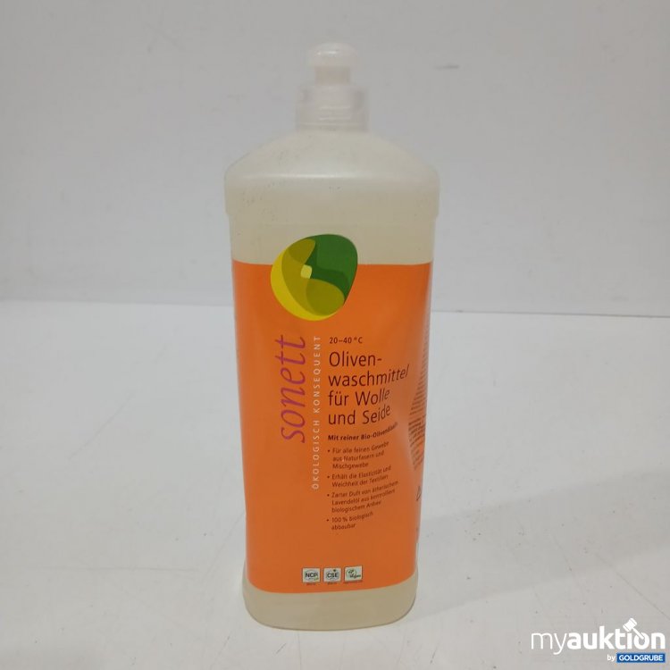 Artikel Nr. 920023: sonett Olivenwaschmittel für Wolle und Seide 1l