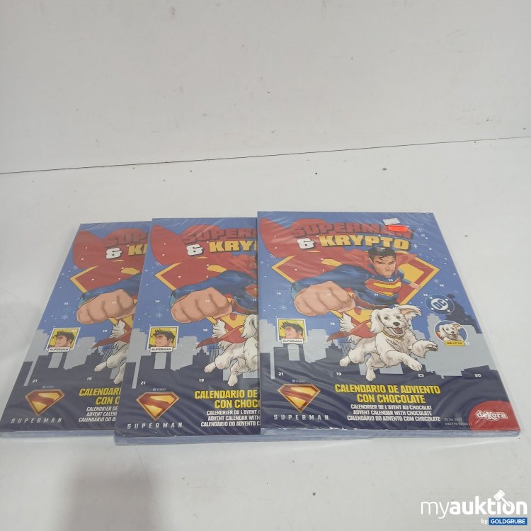 Artikel Nr. 921023: Superman Adventskalender Schokolade 