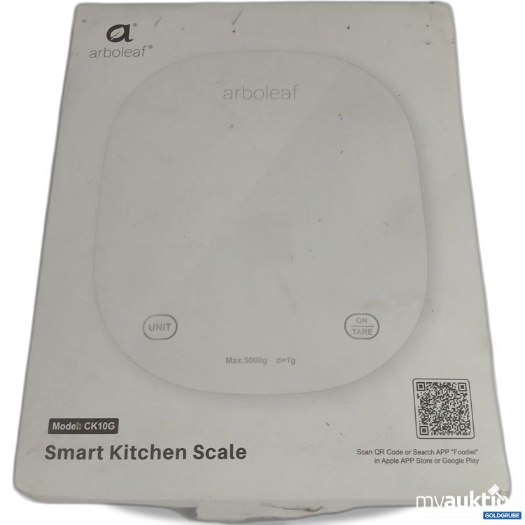 Artikel Nr. 922023: arboleaf Smart Kitchen Scale CK10G 5000g