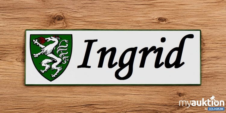 Artikel Nr. 937023: Blechschild 