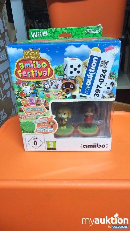 Artikel Nr. 397024: Wii U Animal Crossing Amiibo Festival - enthält Spiel, 2 Figuren + 3 Karten