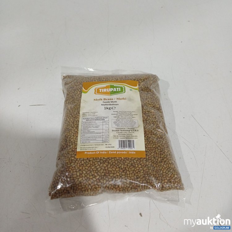 Artikel Nr. 462024: Tirupati  Mattenbohnen 1kg