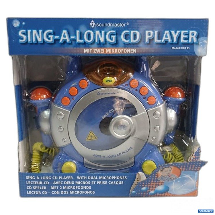 Artikel Nr. 467024 Artikel Nr. 467024: soundmaster Sing-A-Long CD Player mit zwei Mikrofonen