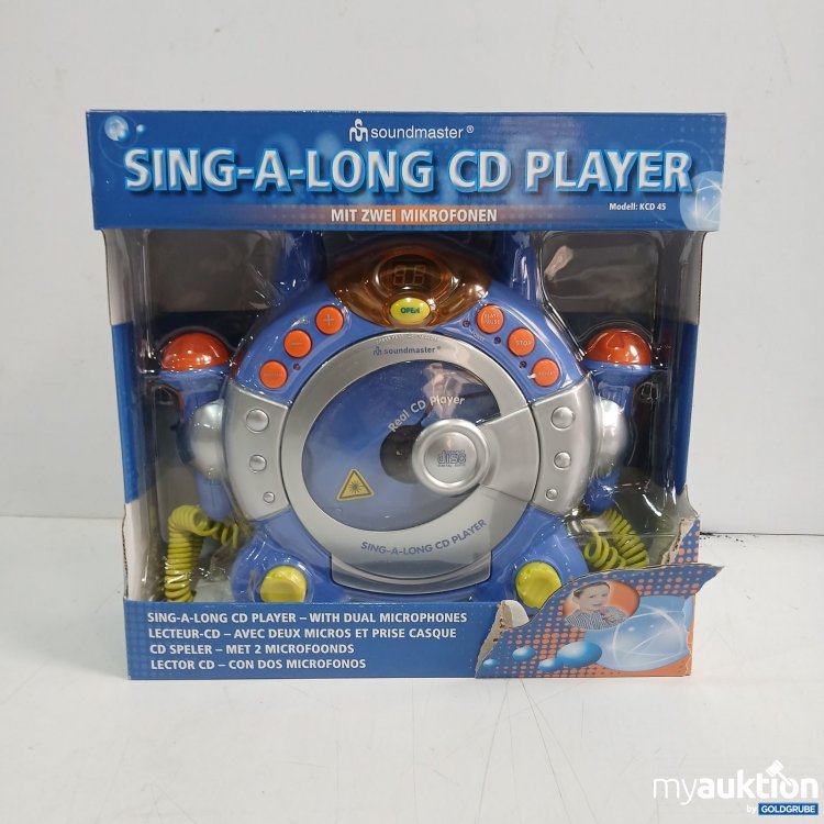 Artikel Nr. 467024 Artikel Nr. 467024: soundmaster Sing-A-Long CD Player mit zwei Mikrofonen