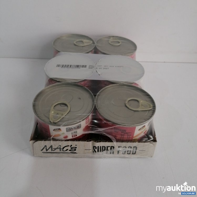 Artikel Nr. 840024 Artikel Nr. 840024: Macs Super Food Cat, Rind 6x200g