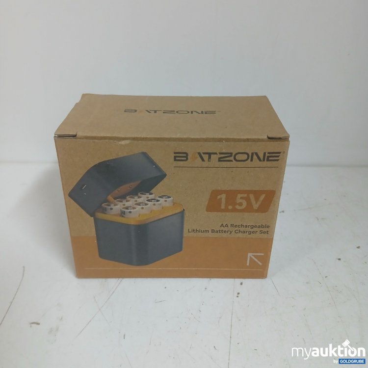 Artikel Nr. 875024: Batzone 1.5V AA Rechargeable Lithium Battery Charger Set