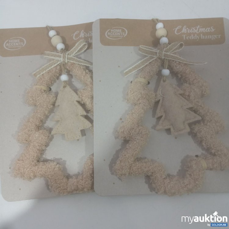 Artikel Nr. 912024 Artikel Nr. 912024: Christmas Teddy Hänger 2Stk Baum braun