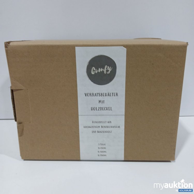 Artikel Nr. 915024: Comfy Vorratsbehälter mit Holzdeckel 