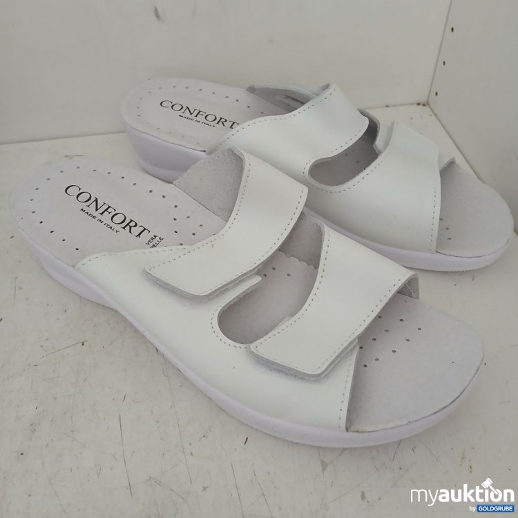 Artikel Nr. 955024: Confort Pantoletten Weiß
