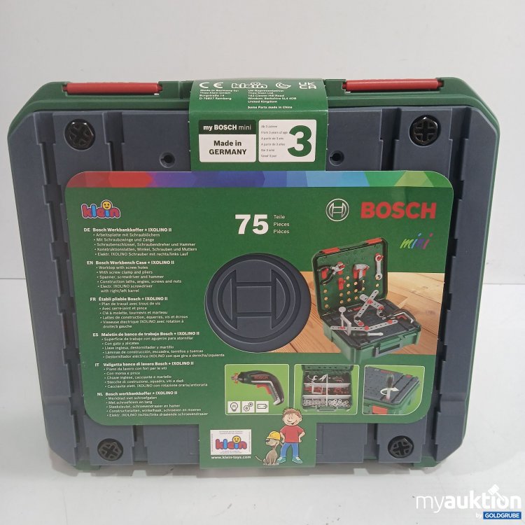 Artikel Nr. 974024 Artikel Nr. 974024: Bosch mini Werkbankkoffer + Ixolino II 75 Teile