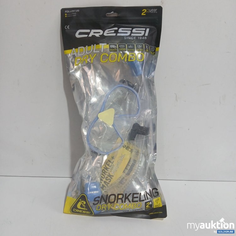 Artikel Nr. 979024 Artikel Nr. 979024: Cressi Adult Dry Combo Snorkeling Mask+Snorkel