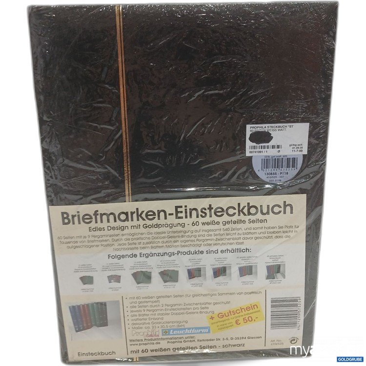 Artikel Nr. 987024: Leuchtturm Prophila Steckbuch stk 60 Seiten geteilt