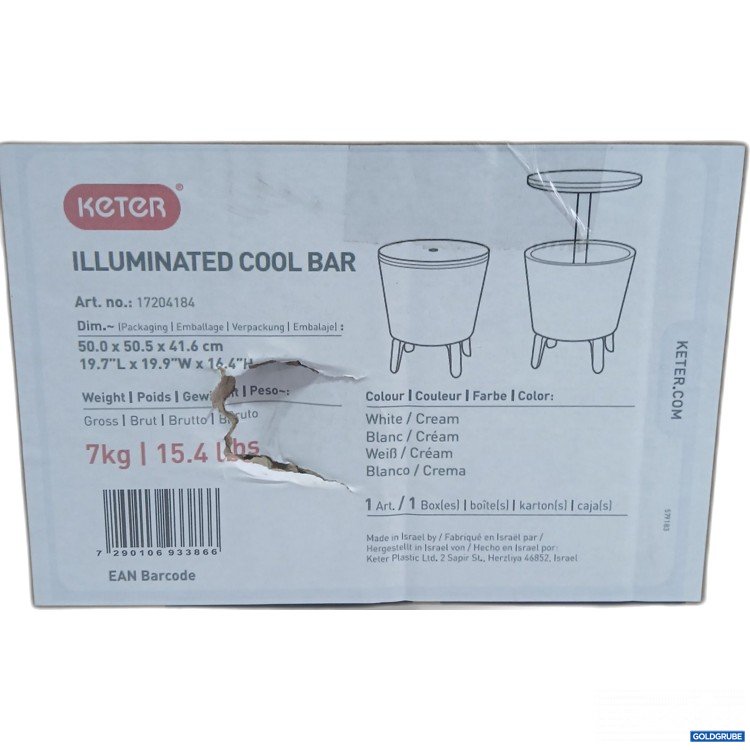 Artikel Nr. 443025: Keter Illuminated Cool Bar white/cream 17204184 