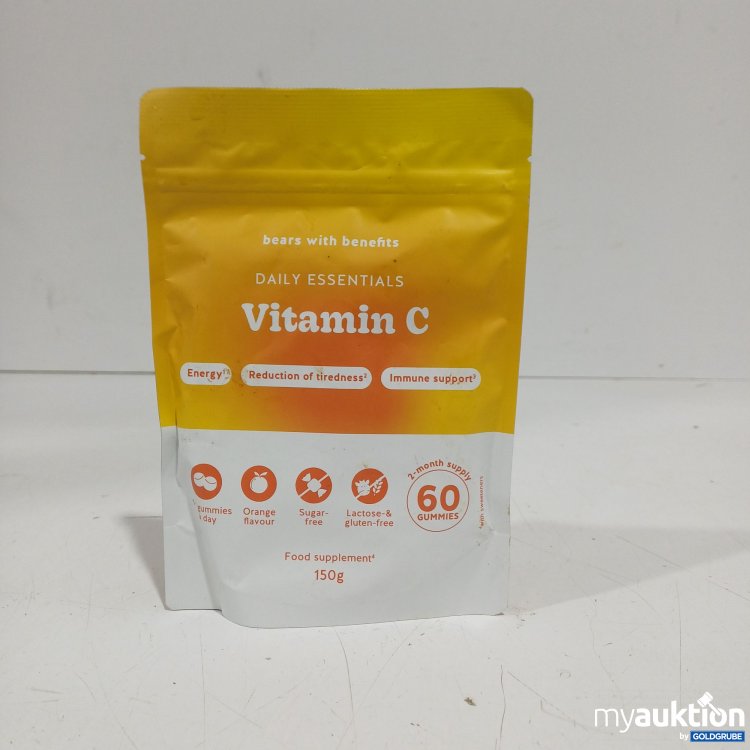 Artikel Nr. 462025 Artikel Nr. 462025: Bear with benefits Daily Essentials Vitamin C 150g