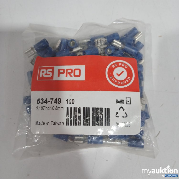 Artikel Nr. 519025 Artikel Nr. 519025: Rs Pro Flachsteckhülsen 534-749 0,8mm