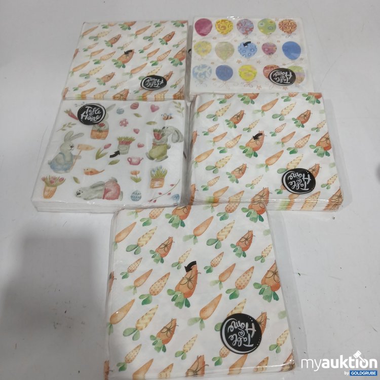 Artikel Nr. 524025: Diverse Oster Servietten 5Stk 33x33cm 