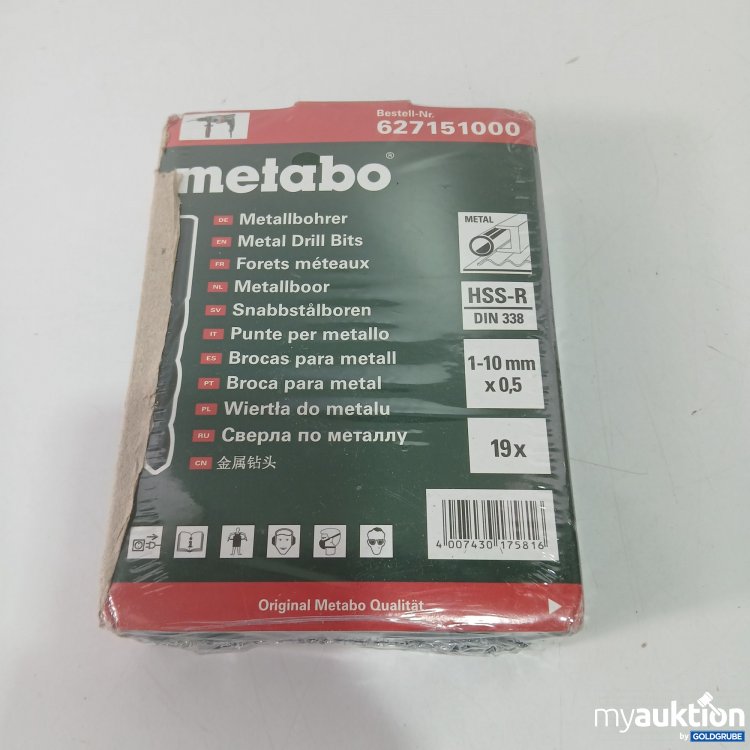 Artikel Nr. 815025 Artikel Nr. 815025: Metabo Metallbohrer 627151000