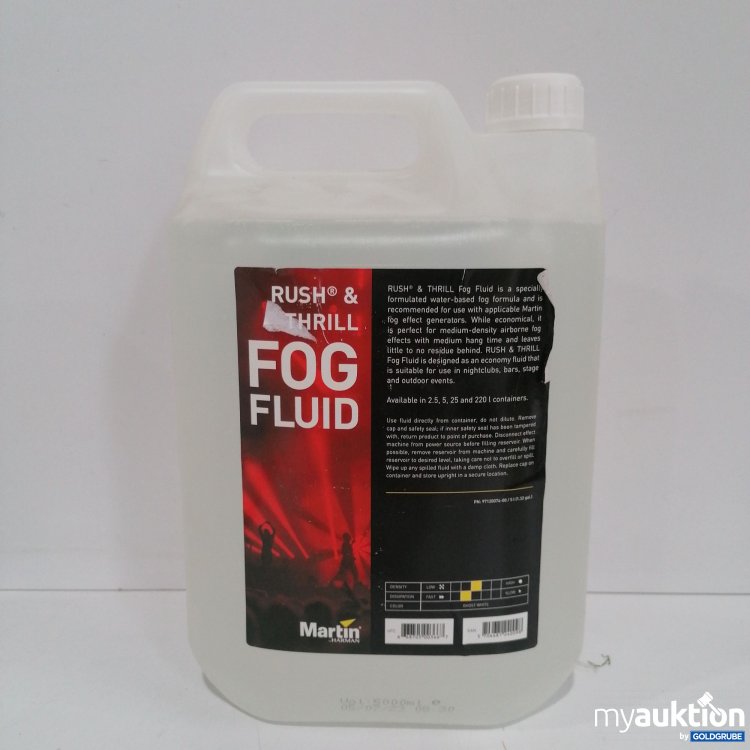 Artikel Nr. 836025 Artikel Nr. 836025: Martin Harman Rush & Thrill Fog Fluid 5000ml