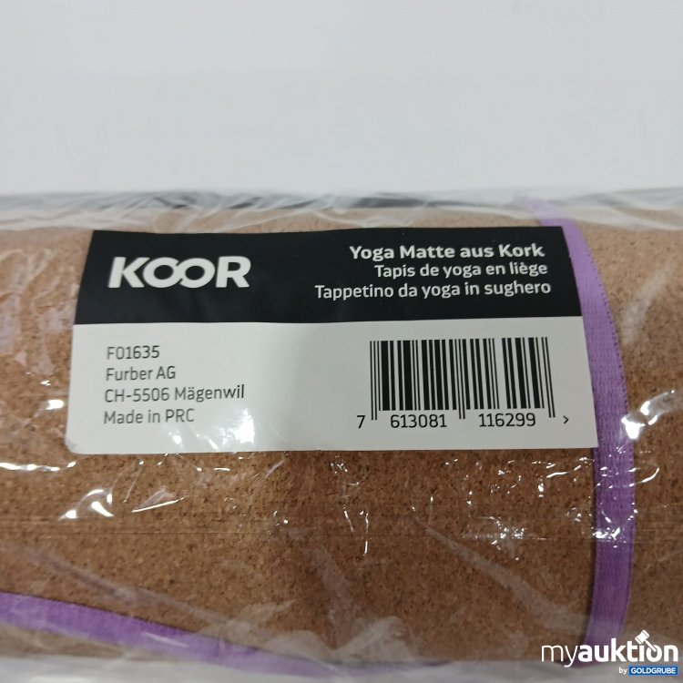 Artikel Nr. 900025 Artikel Nr. 900025: Koor Yoga Matte aus Kork
