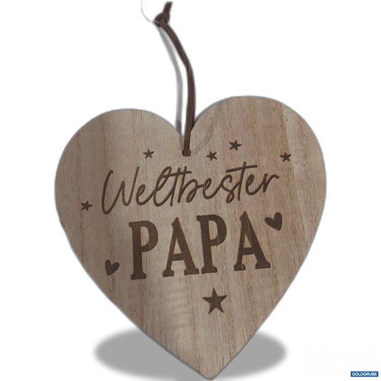 Artikel Nr. 956025 Artikel Nr. 956025: Johannes Lucht Holzschild in Herzform ø12cm