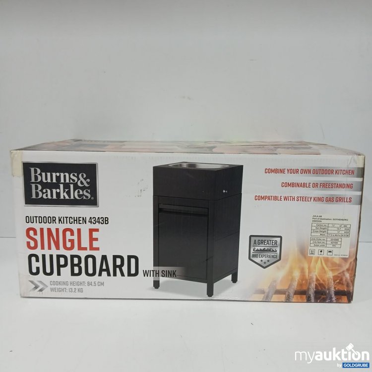 Artikel Nr. 962025: Burns & Barkles Outdoor Kitchen 4343B Single Cupboard with Sink