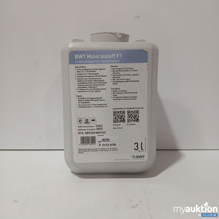 Artikel Nr. 972025: BWT Mineralstoff 1 3L