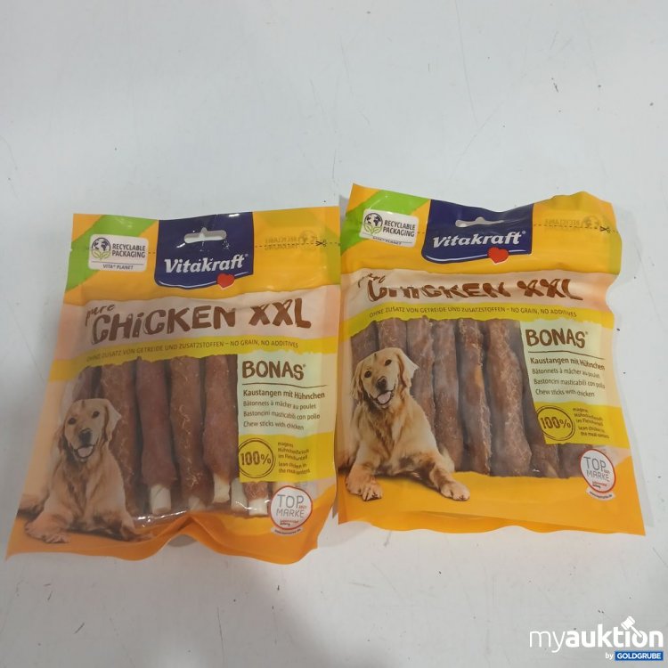 Artikel Nr. 973025: Vitakraft Chicken XXL Bonas Kaustangen je 200g