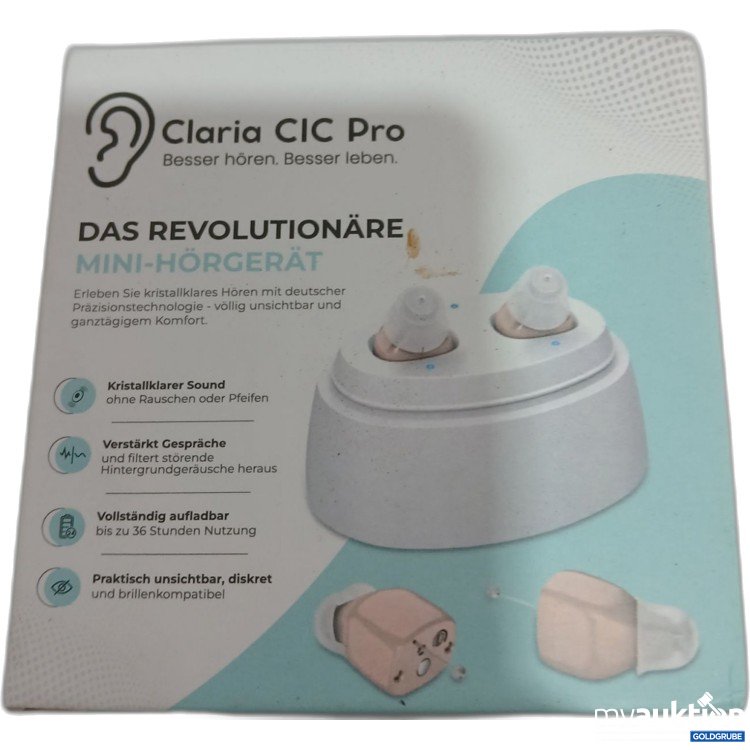 Artikel Nr. 998025 Artikel Nr. 998025: Claria CIC Pro Das Revolutionäre Mini-Hörgerät
