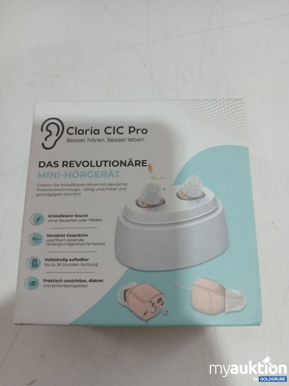 Artikel Nr. 998025 Artikel Nr. 998025: Claria CIC Pro Das Revolutionäre Mini-Hörgerät