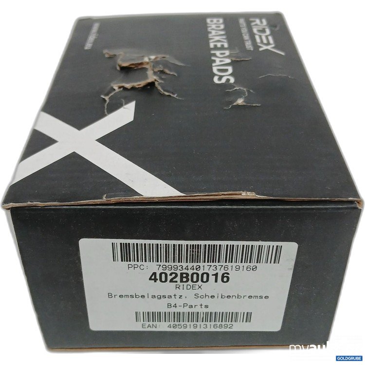 Artikel Nr. 444026: Ridex Bremsbelagsatz Scheibenbremse 402B0016