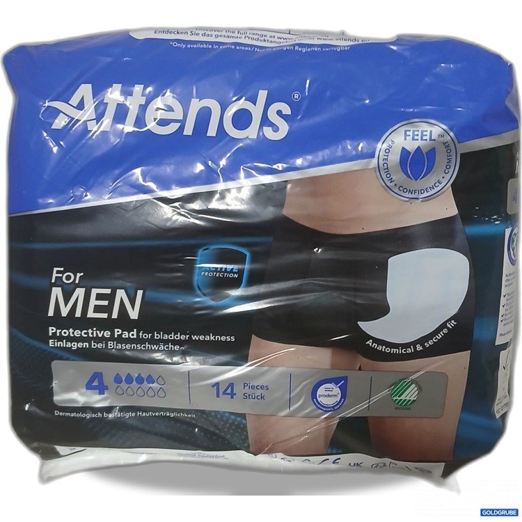 Artikel Nr. 913026: Attends Men Protective Pad 14 Stück 