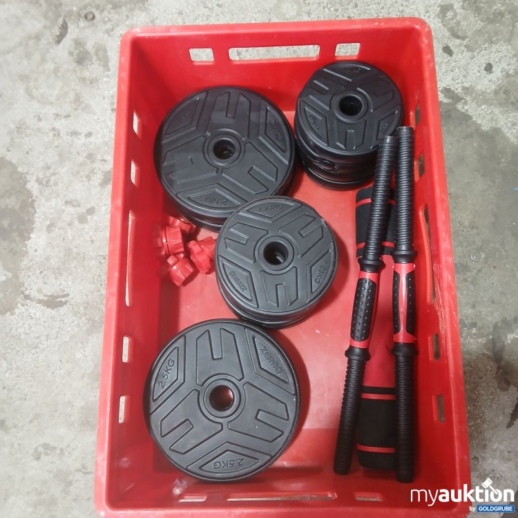 Artikel Nr. 957026: Hantel mit Gewichte ca. 19kg 