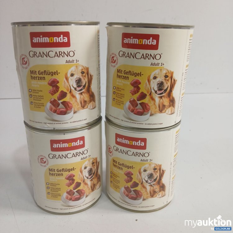 Artikel Nr. 970026: Animonda Gran carno Adult 1+ mit Geflügelherzen je 800g