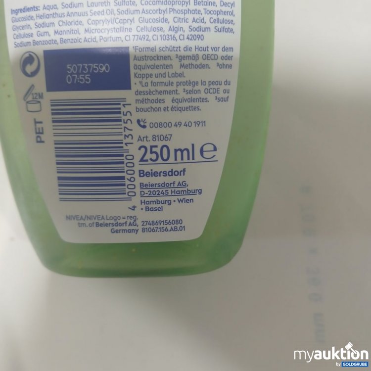 Artikel Nr. 982026 Artikel Nr. 982026: NIVEA Duschgel versch. Sorten 4 Stk