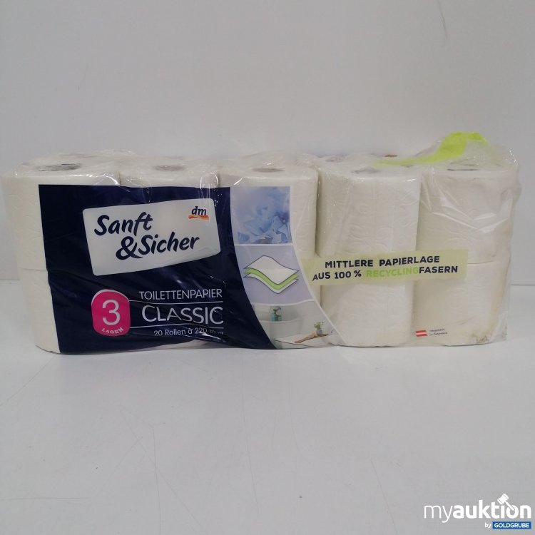 Artikel Nr. 836027 Artikel Nr. 836027: DM Sanft & Sicher Toilettenpapier Classic 20 Rollen