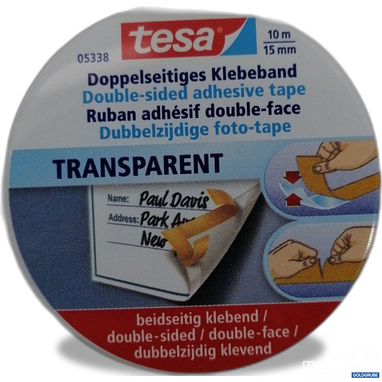 Artikel Nr. 898027 Artikel Nr. 898027: Tesa Doppelseitiges Klebeband 10m